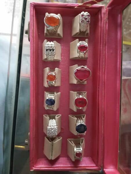 Rings with Original Gemstones 0