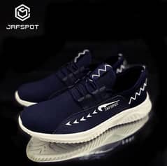 Men’s Fashion Tennis White Shoes -JF016,blue