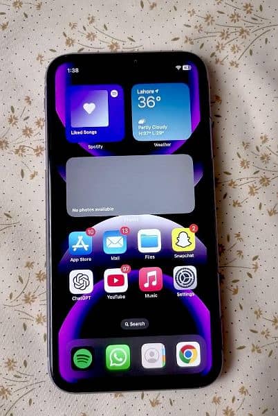 iphone  purple  good condition 1