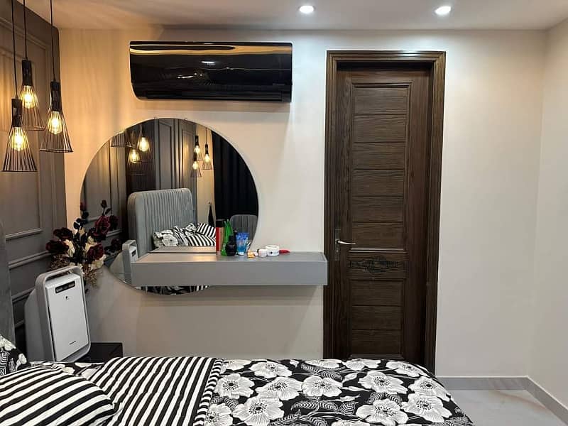 1 bed furnished Flat for rent in lowest Price at sector C bahria town lahore 9