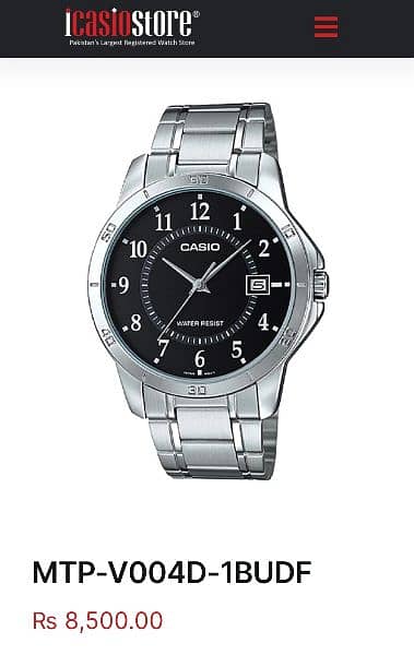 Casio original brand luxury style+ check warranty 3