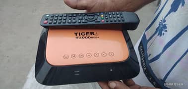 Dish Sattlite reciver Tiger T3000 mega 4k android