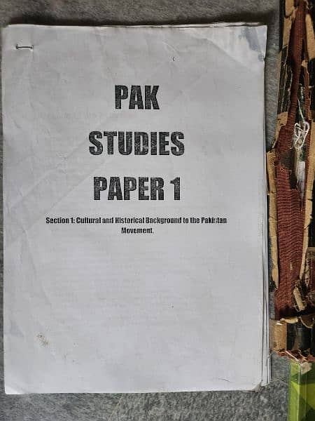 O-Level Pakistan Studies History Notes 2