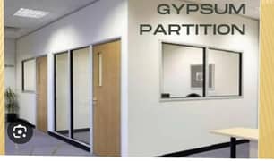 ceiling work /drywall/gypsum board partition/office partition