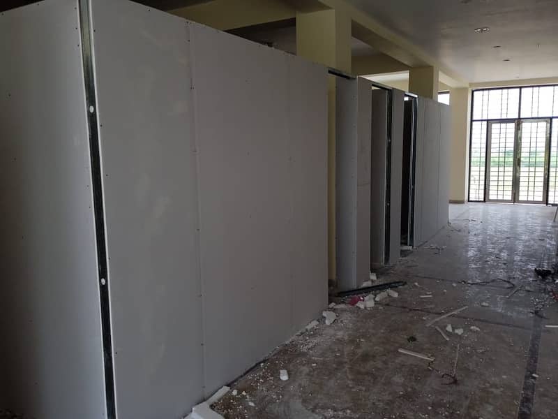 office partition/ gypsum board partition/ceiling work /drywall 12