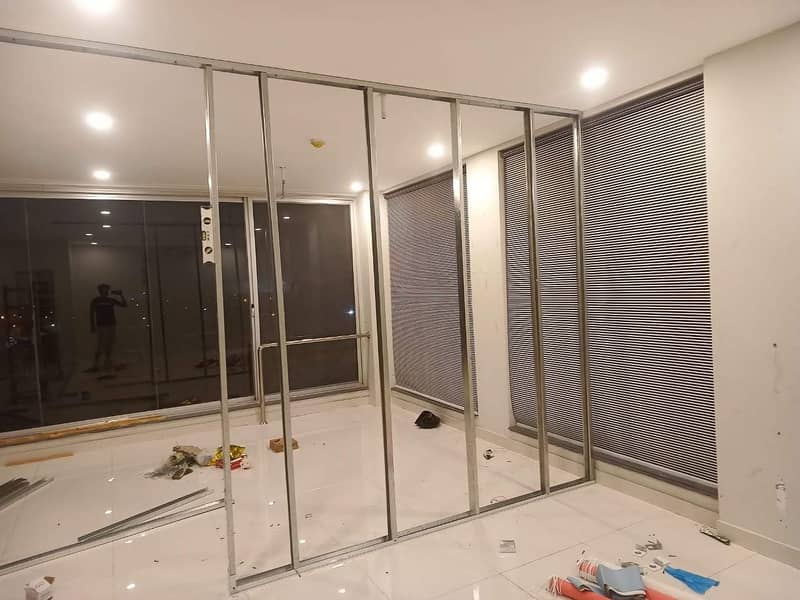 office partition/ gypsum board partition/ceiling work /drywall 16