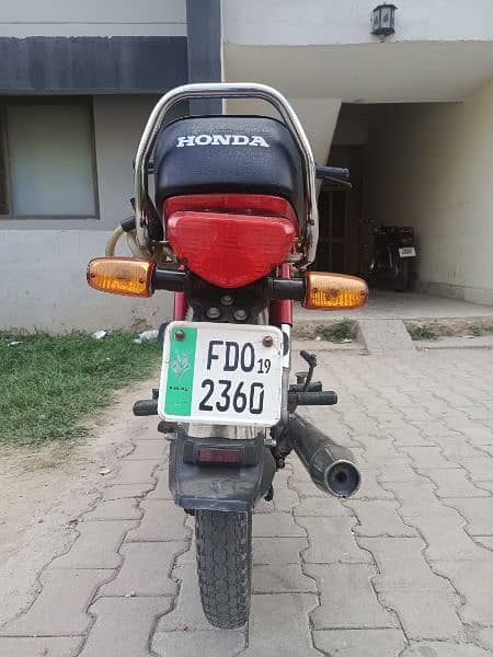 Honda Cd 70 Model 2018 Register in 2019 Punjab number 2