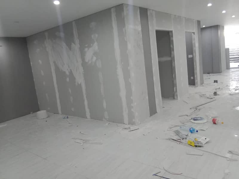 ceiling work /drywall/gypsum board partition/office partition 12