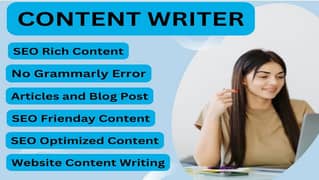 I will do writing and be your SEO website content writer