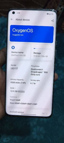 oneplus 9 pro 12+12 256 gb 5