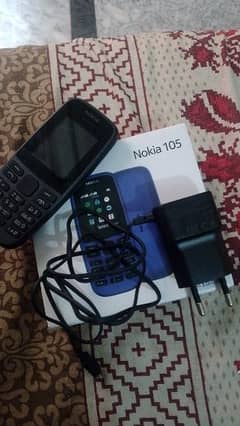 Nokia 105 dual sim pta approved full box  condition 10/10 for sale