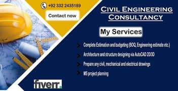 contact us for any service relate to civil engineering