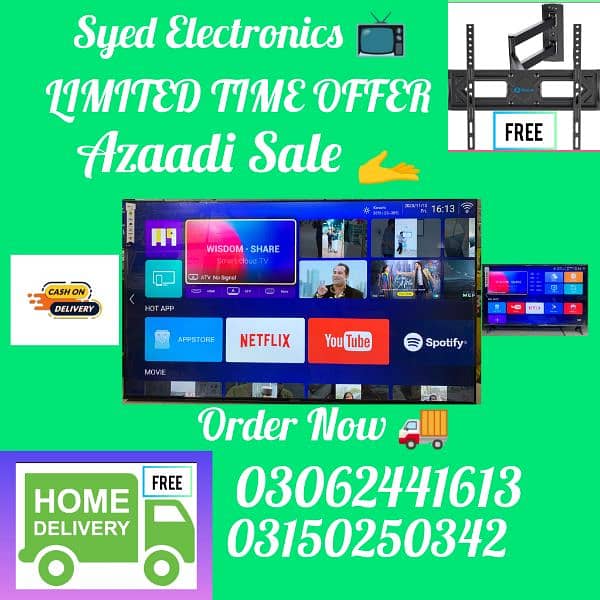 LIMITED SALE 43" INCH SAMSUNG ANDROID LED TV 0