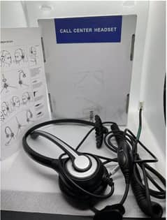 Wantek Call Center Headset Model A600, Mono, Noise Canceling NIB