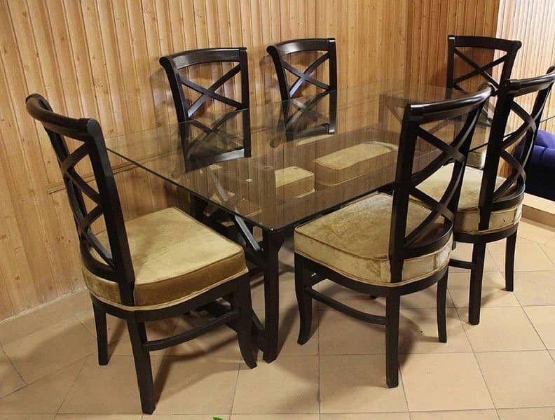 #wooden dining table and chair #Chinioti dining #round shape dinings 5