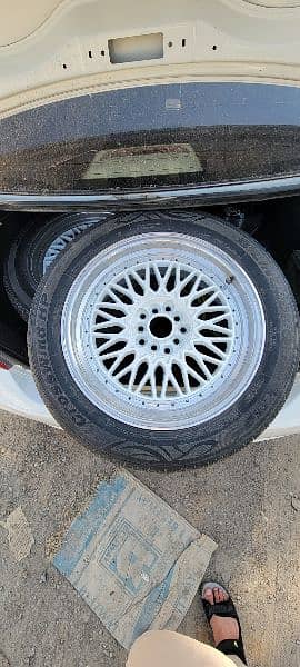 BBS hollow rims 17 inches multi PCD 5 nuts 1