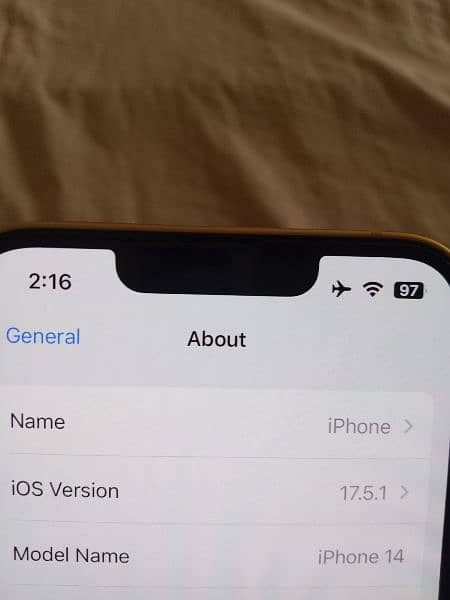 I phone 14 128GB 86%bettry condition 10/10 no open no reper with box 2