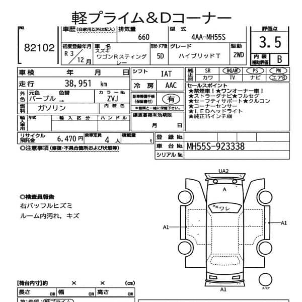 Suzuki Wagon R Stingray T (660cc family car) 10