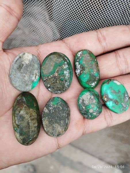 Natural Hussani Feroza Stones Old Mine Original 600 Rupees Par Gram 2