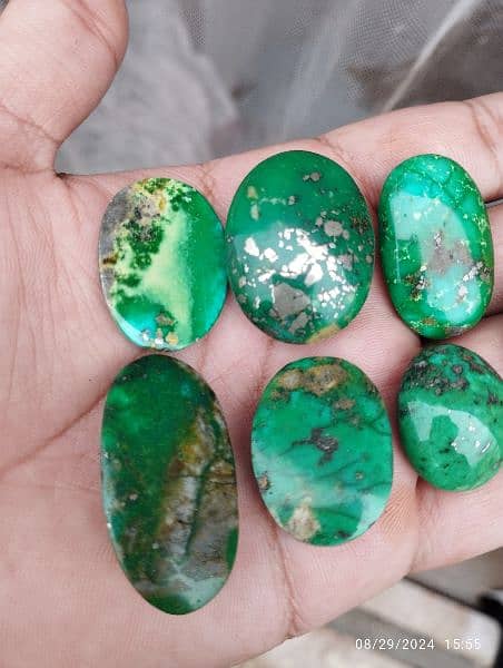 Natural Hussani Feroza Stones Old Mine Original 600 Rupees Par Gram 4