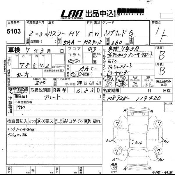 Suzuki Hustler 2020 (660cc Hybrid) 7