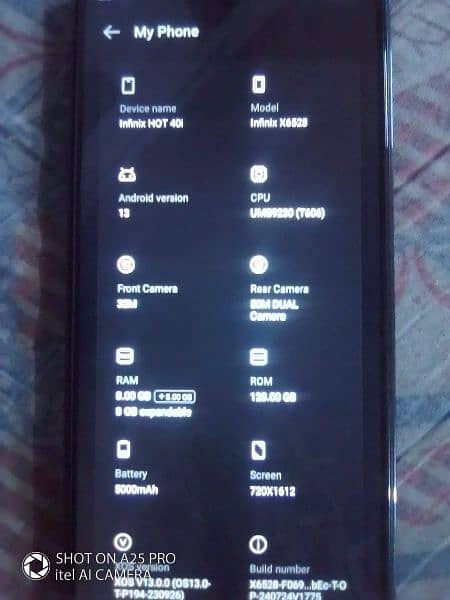 Infinix hot 40i  lush A1 condition 1