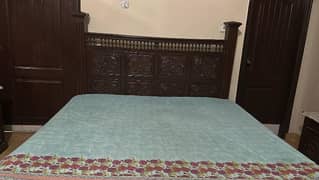 pure wood bed set