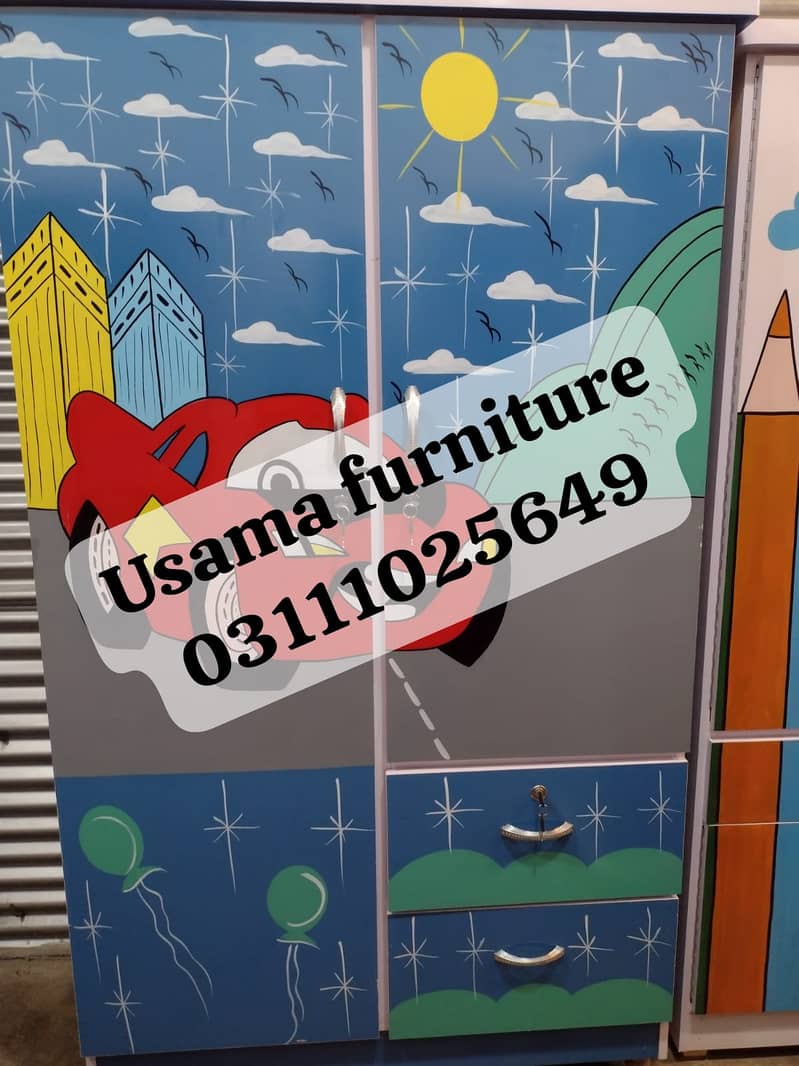 Kids wardrobes/kids Almari/ kids Cupboard/ kids furniture in karachi 15