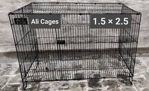 Used like new Cages with iron tray and breeding boxes