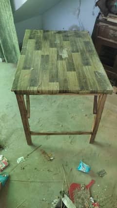 wood table for urgent sale. . . . .