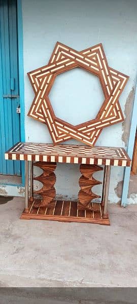 #Consoles frame #Chinioti wooden Consoles #Simple and carving Consoles 4