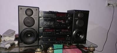 Technic Audio system, amplifier speaker, deck