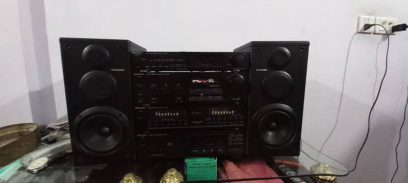 Technic Audio system, amplifier speaker, deck 4