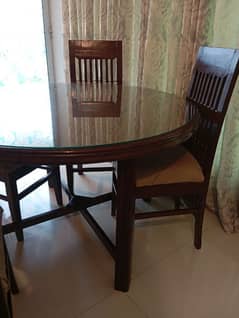 4 Seater Round Dining Table 0