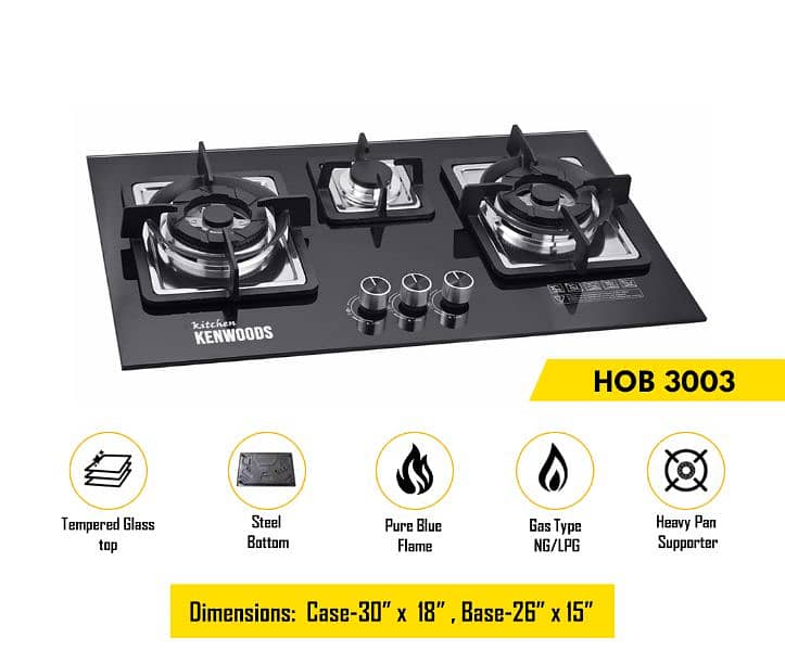 Kenwood Gas Hob /Stove burner with 1 one year warrany 16