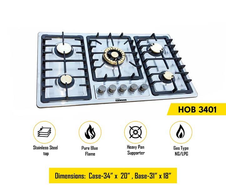 Kenwood Gas Hob /Stove burner with 1 one year warrany 17