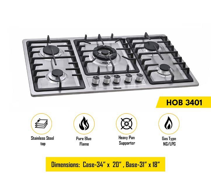 Kenwood Gas Hob /Stove burner with 1 one year warrany 18