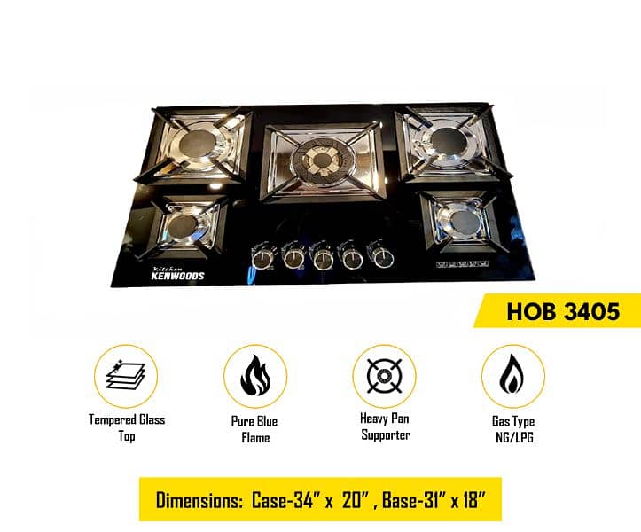 Kenwood Gas Hob /Stove burner with 1 one year warrany 19