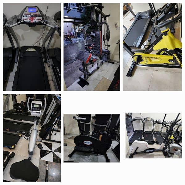 treadmils. (0309 5885468). electric running machines. gym cycles. esu 4