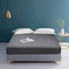 Terry plain double bed matress