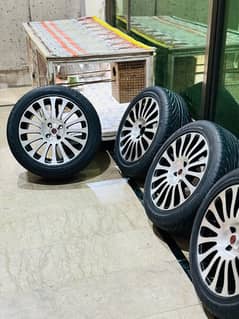 16 Inch 4 Nut Rims & Tyres in Good Condition 0