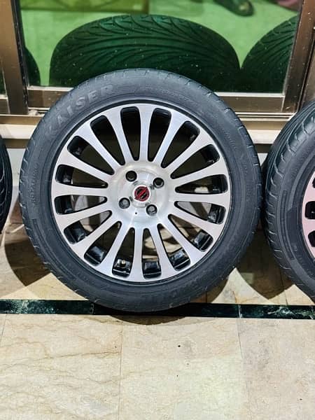 16 Inch 4 Nut Rims & Tyres in Good Condition 3