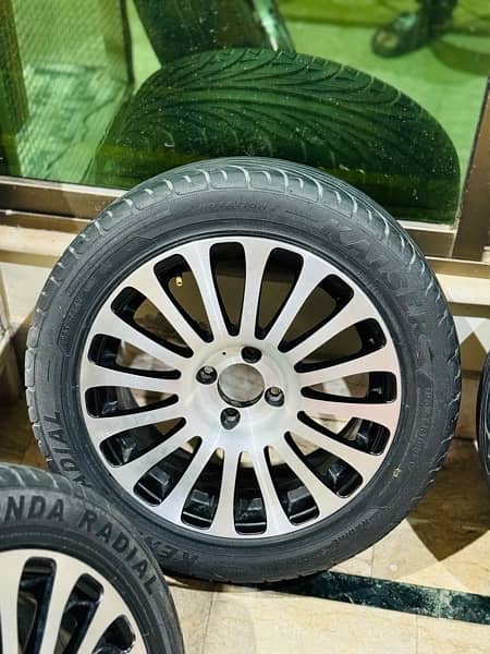 16 Inch 4 Nut Rims & Tyres in Good Condition 4