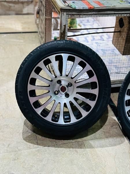 16 Inch 4 Nut Rims & Tyres in Good Condition 5