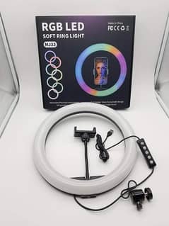 RGB Ring Light with Universal Phone Holder