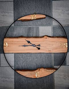 wooden decore clocks for wall , decore