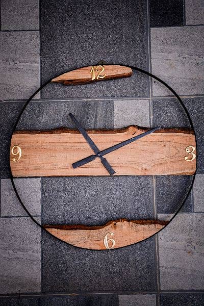 wooden decore clocks for wall , decore 3