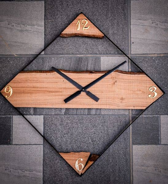 wooden decore clocks for wall , decore 5