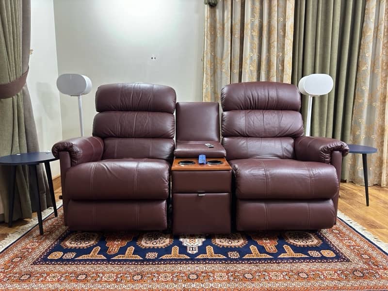 Recliner, massage, imported sofa. 1