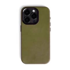 Andar Aspen iPhone 15 Pro Max Moss Green Full Grain Leather Case